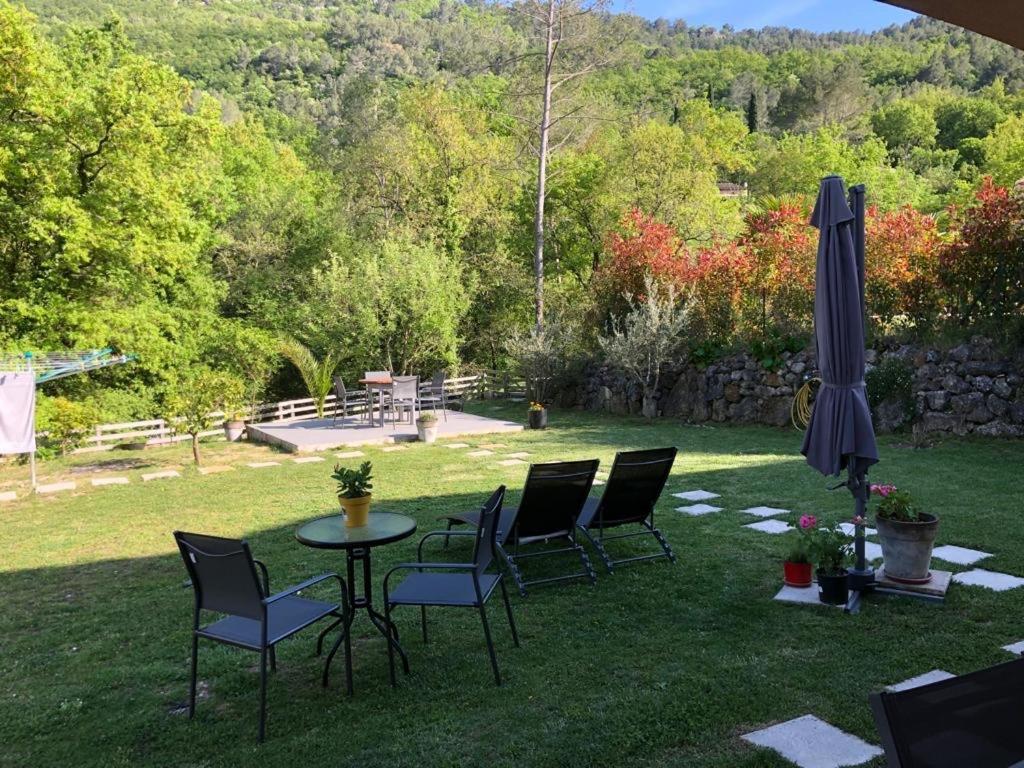 Studio Calme Et Agreable Avec Acces Jardin Partage Le Bar-sur-Loup Екстер'єр фото